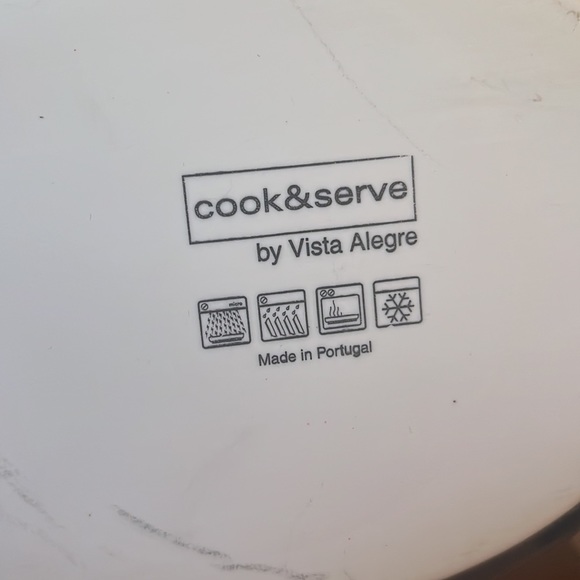 Vista Alegre Portugal Oval Baking Dish Casserole Cook & Serve BLUE - Picture 2 of 2